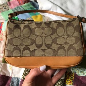 COACH Signature Brown Demi Bag